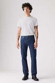 Levi's 501 Original Erkek Kot Pantolon Mavi Düz Paça Klasik Kesim